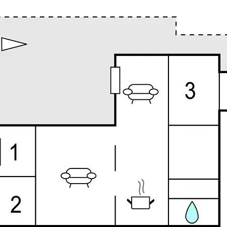 펜션 3 Bedroom Gorgeous In 길렐라이에
